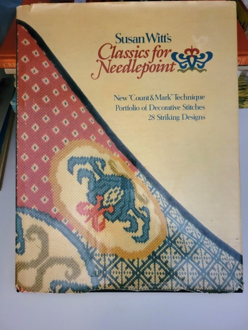SALE 2/$10 1981 Susan Witt's Classics for Needlepoint Vintage Hardcover Book